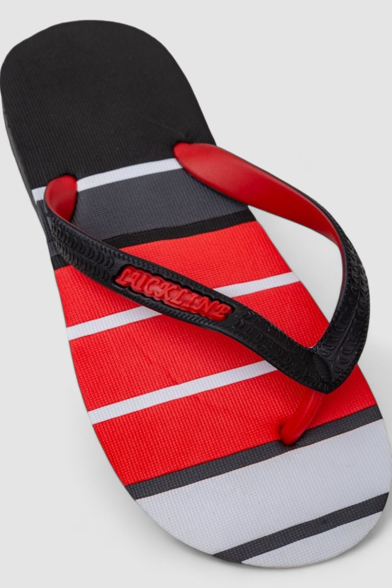 В'єтнамки жіночі, колір червоно-чорний