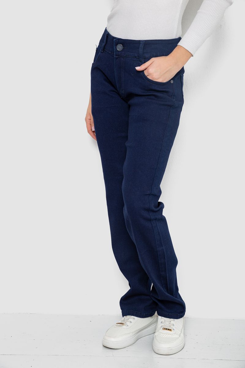 Джинси жіночі Slim Fit, колір темно-синій