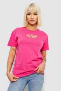 Футболка жіноча з принтом, колір рожевий