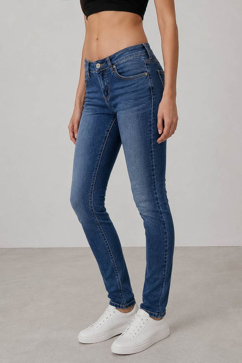 AGER Slim fit — жіночі джинси сині — фото 2