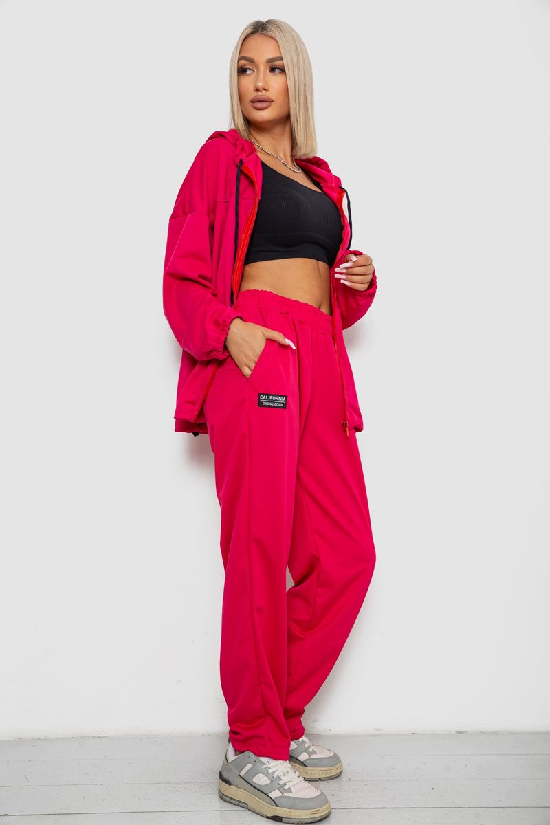 Спортивний костюм жіночий, колір малиновий