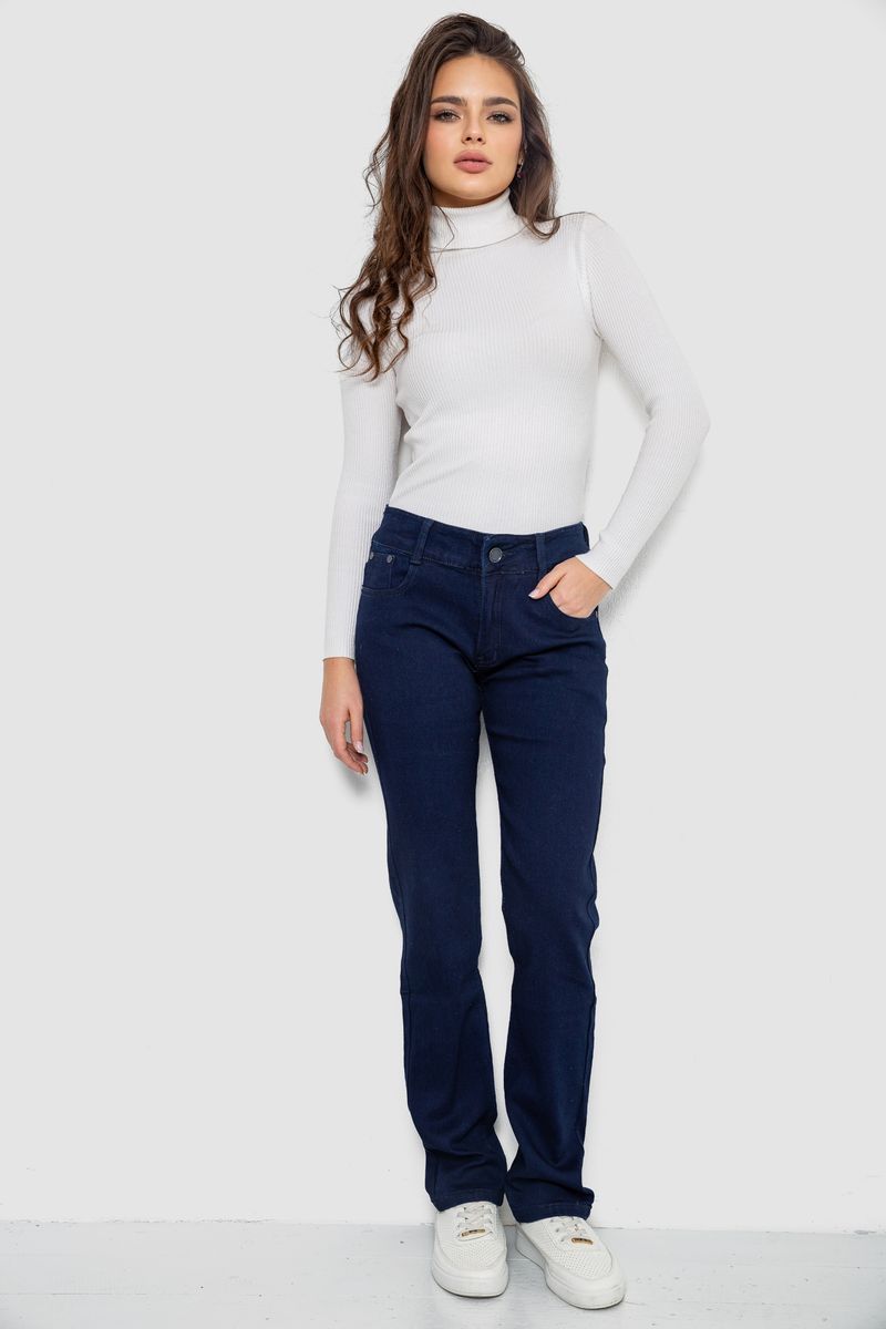 Джинси жіночі Slim Fit, колір темно-синій