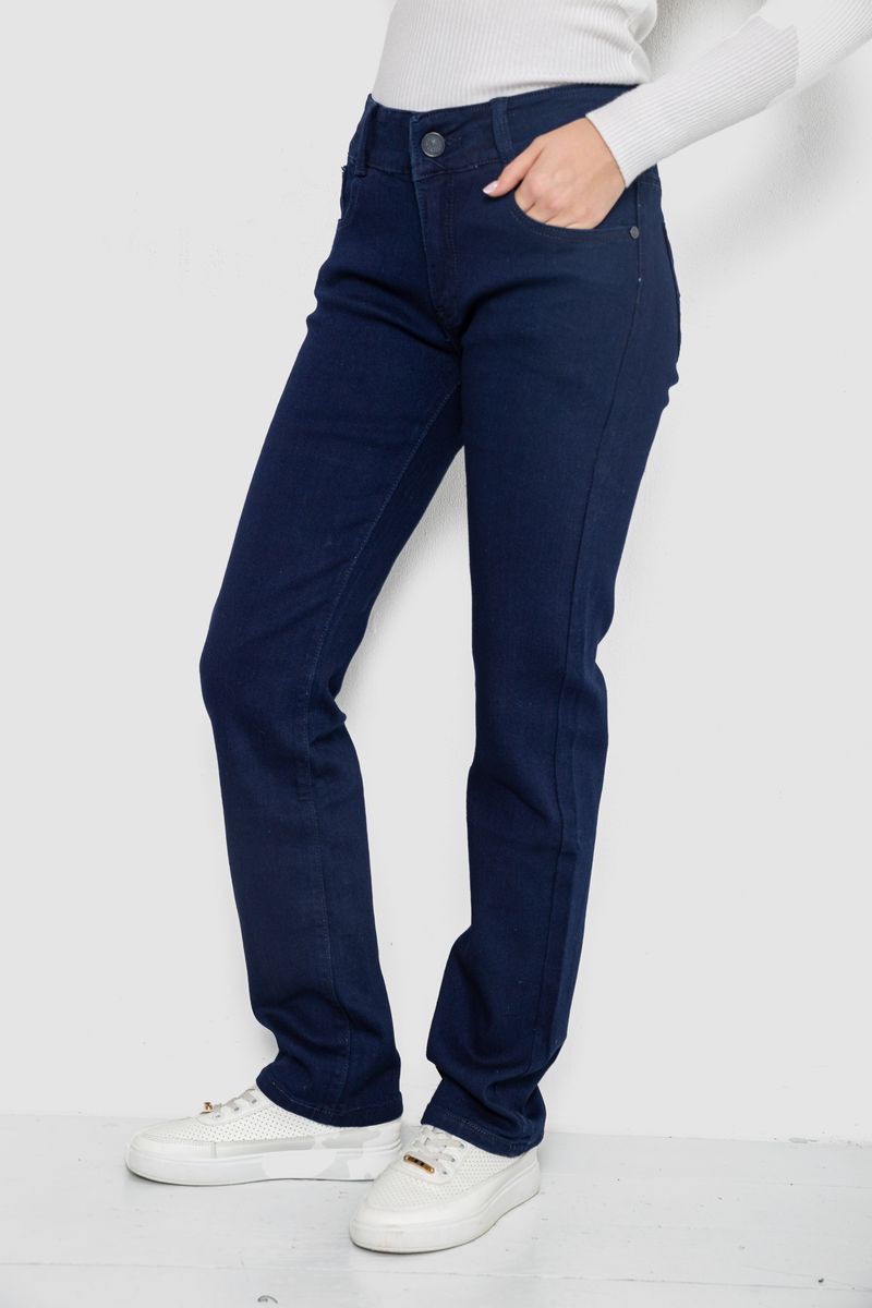 Джинси жіночі Slim Fit, колір темно-синій