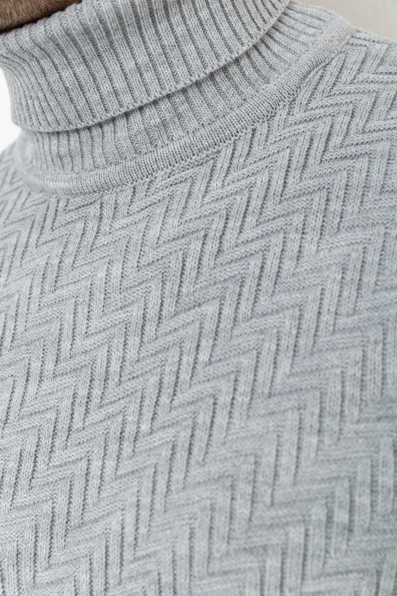Гольф чоловічий, колір світло-сірий