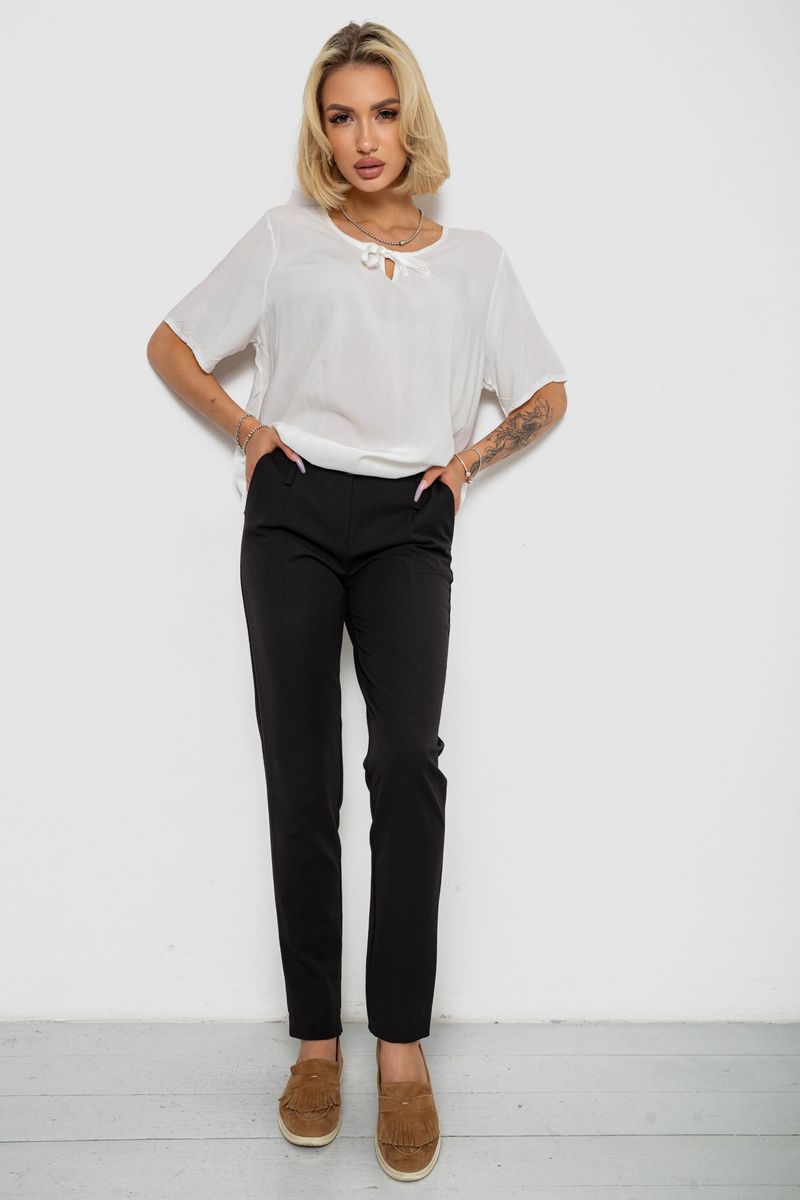 Блуза жіноча однотонна, колір молочний