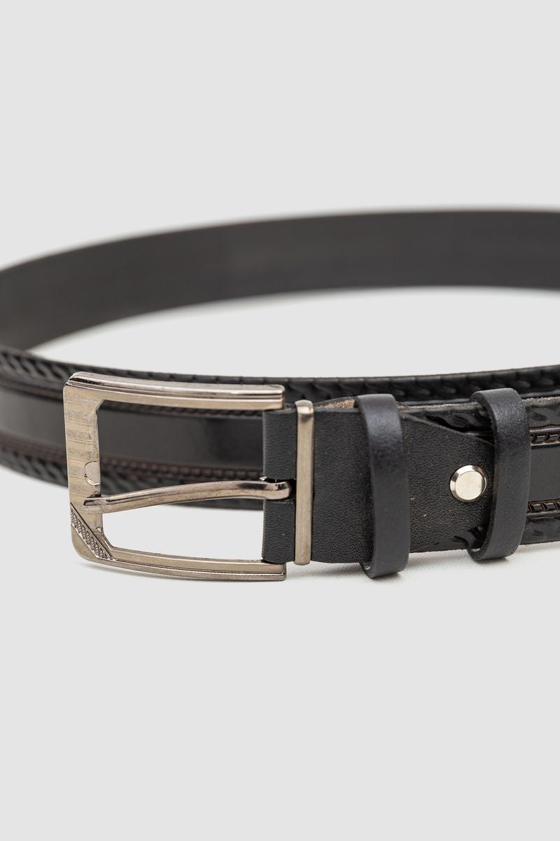 Ремінь чоловічий -1, колір чорний